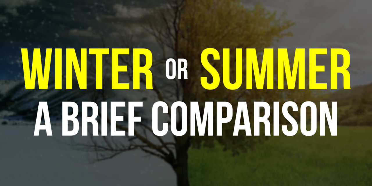 Summer or Winter? A brief comparison